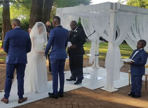Walter Mokoena And Nosizwe Vuso's Wedding In Photos