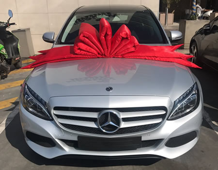 Thando Thabethe buys her Mom a Mercedes Benz