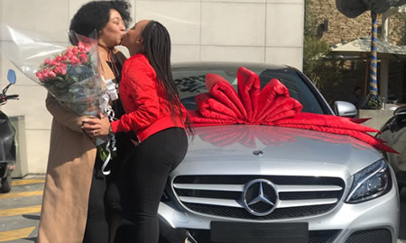 Thando Thabethe buys her Mother Mercedes Benz